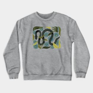 Floral Snake Crewneck Sweatshirt